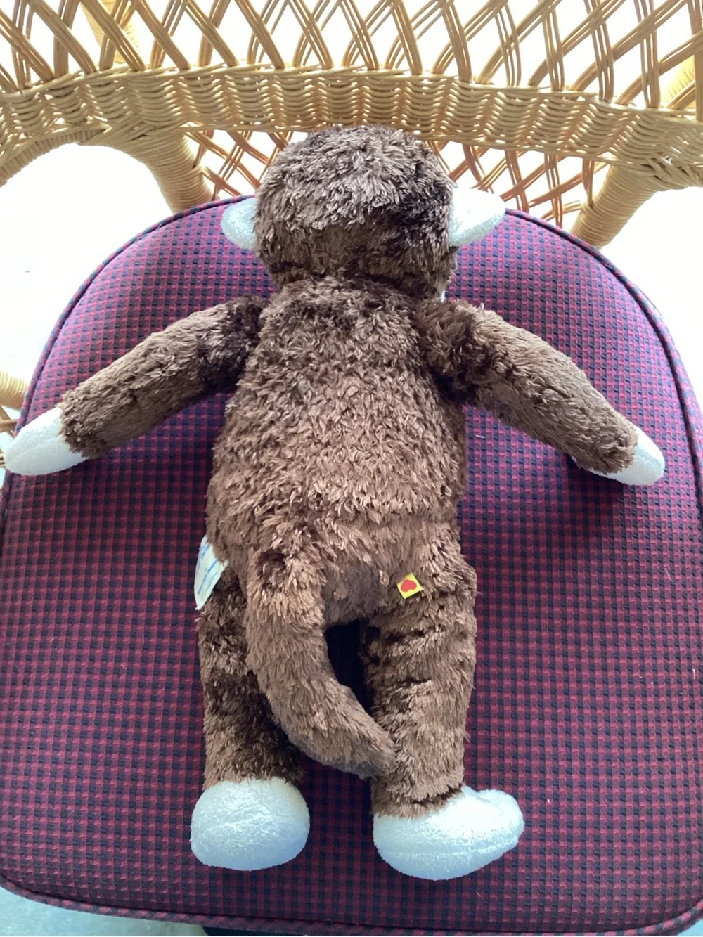 Build-A-Bear Brown and Cream Monkey Plush